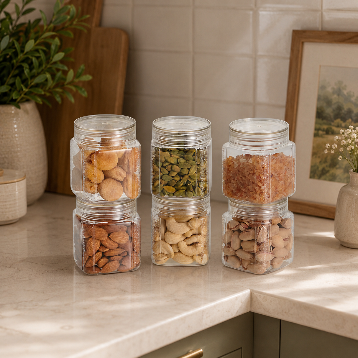 Varg Container 250ml 6pcs Set | Airtight Storage Jars