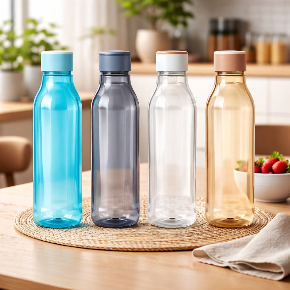 Aqua Water Bottle 4pcs Set | Leakproof Everyday Water Bottles