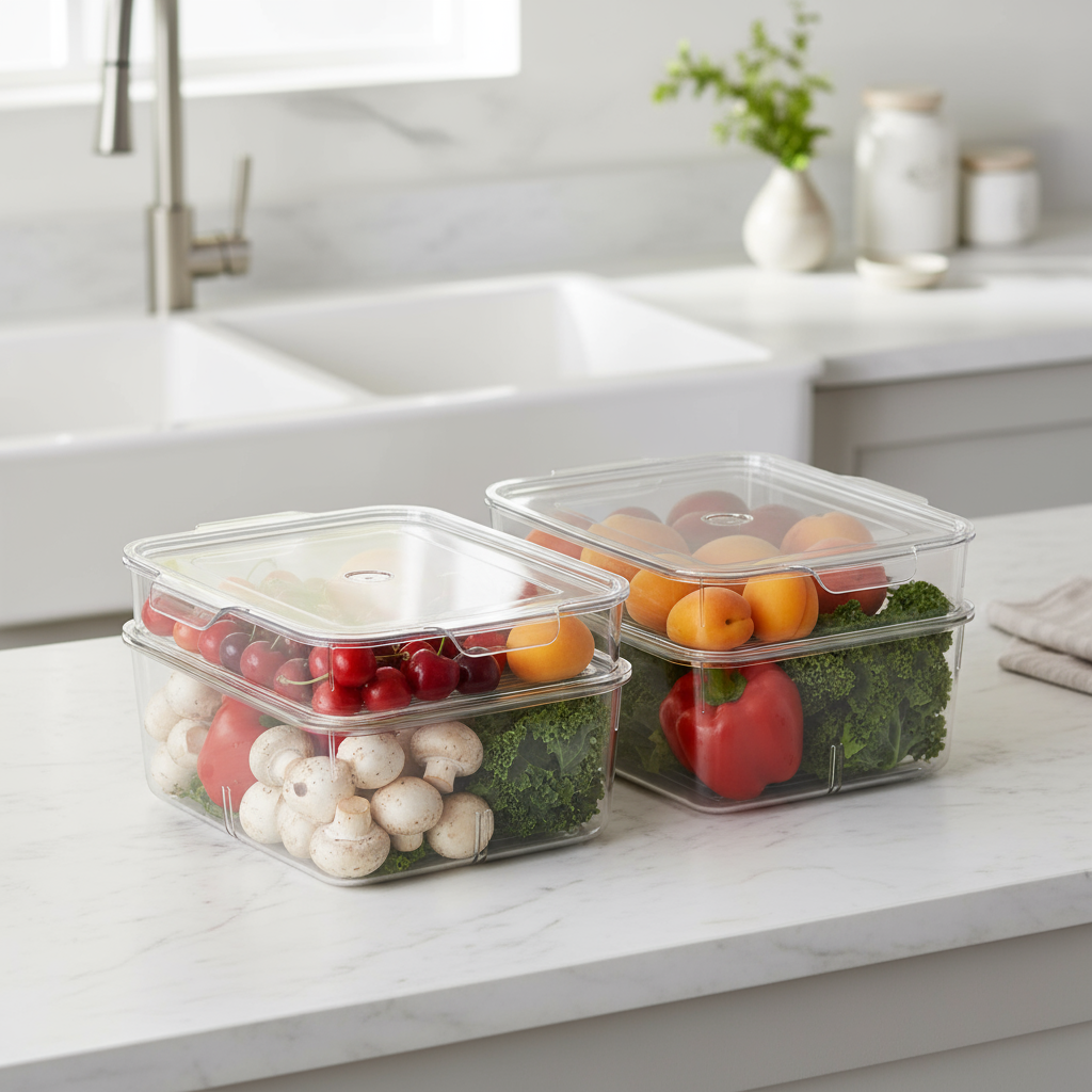 Organiser Tray Small + Big 2pcs Set | Kitchen Storage Tray