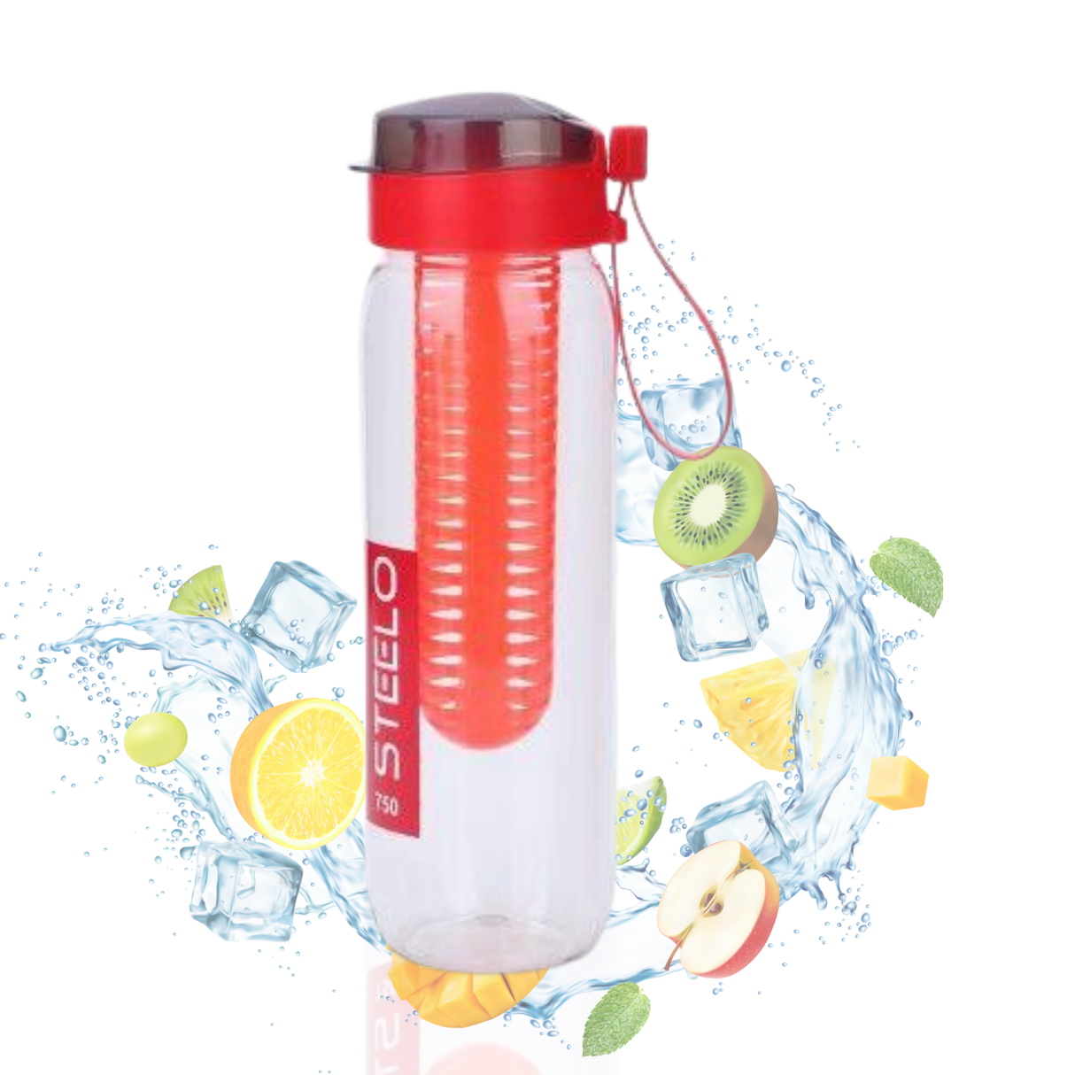 Sante Infuser Bottle 750ml 2 pcs Set | Fruit Infuser Water Bottle
