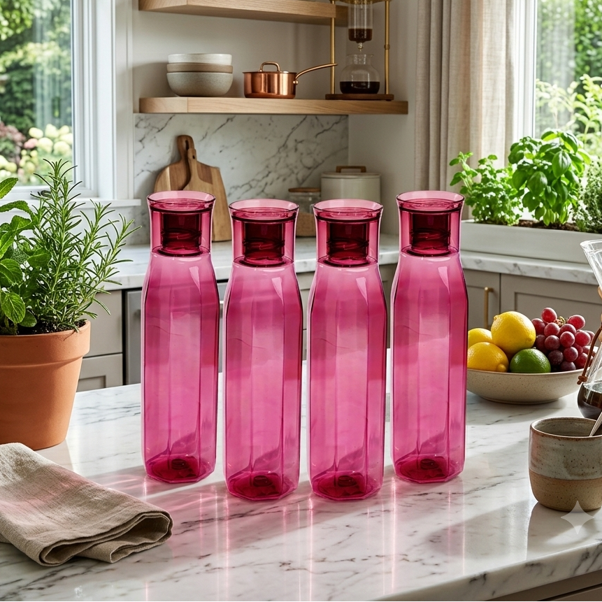 Sansa Water Bottle 1L 4pcs Set | Leakproof Water Bottle