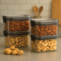 SoFresh FrameUp 460ml 4pcs Set | Airtight Clip-Lock Storage Jars