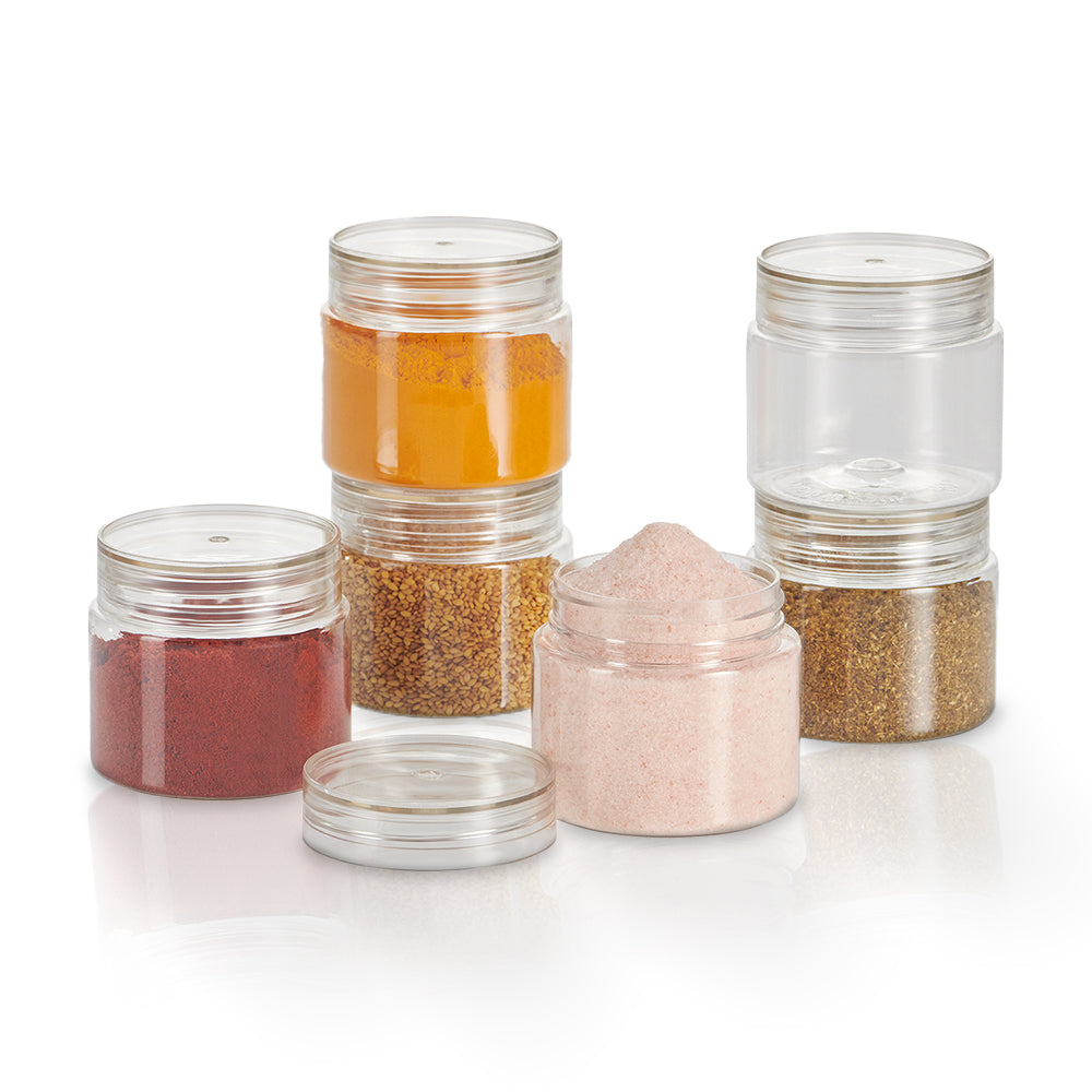 Homely Container 200ml 6pcs Set | Airtight Kitchen Storage Jars