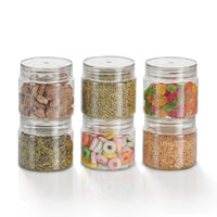 Homely Container 350ml 6pcs Set | Airtight Kitchen Storage Jars