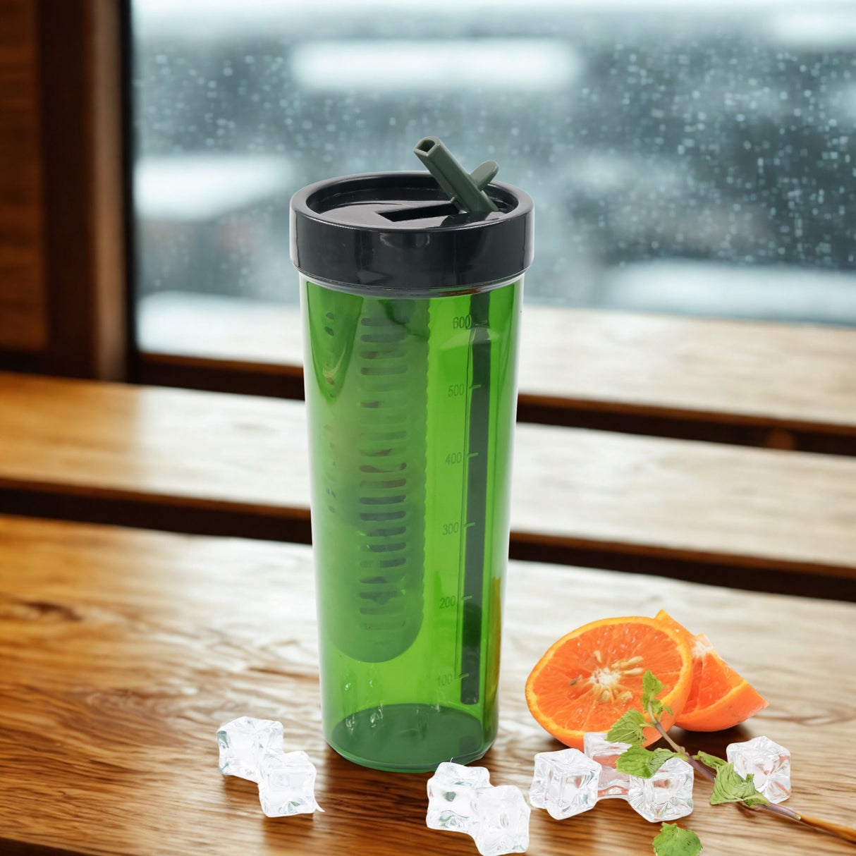 Sipper Infuser Bottle 700ml 2pcs Set | Fruit Infuser Sipper Bottle
