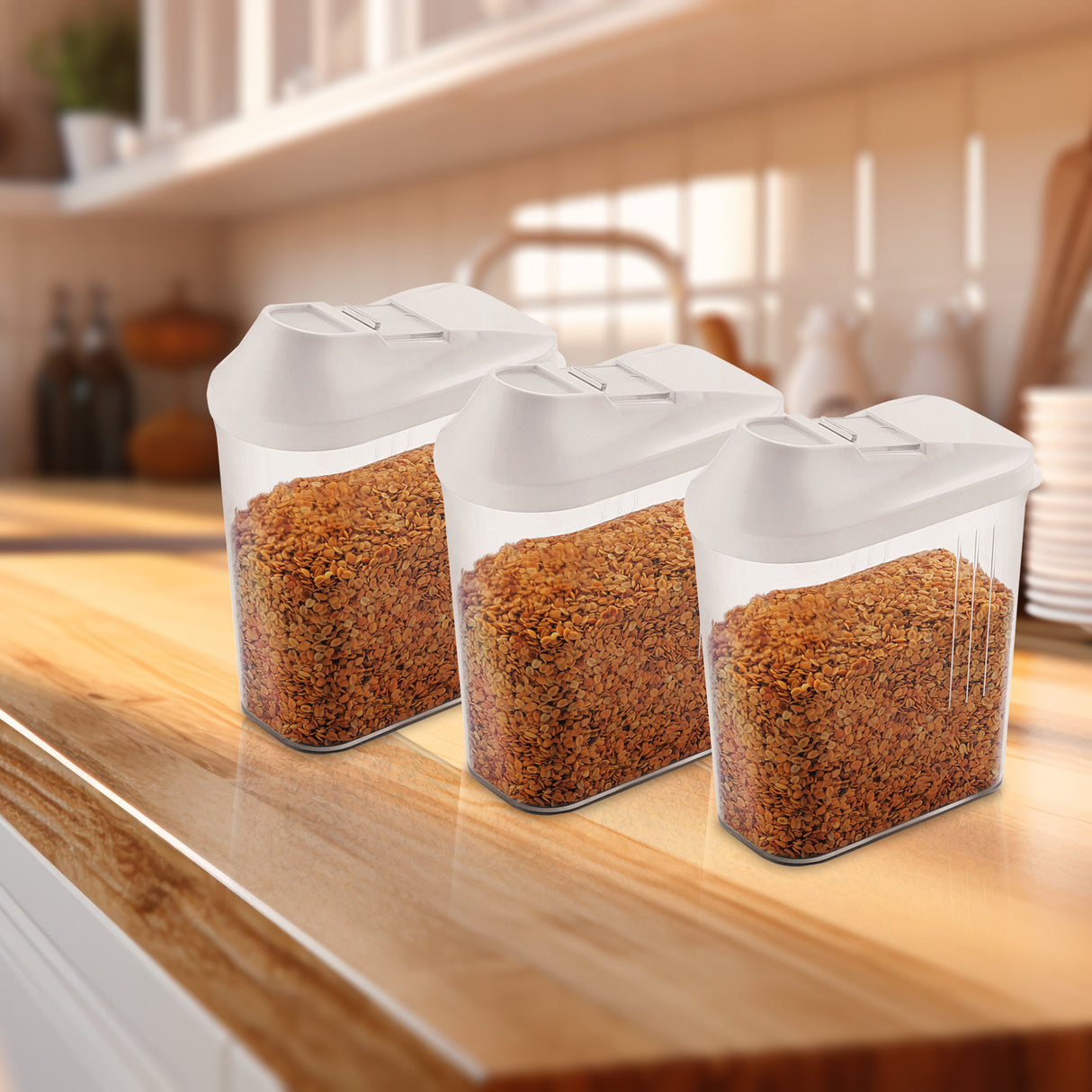 Skippar Container 750ml 6pcs Set | Airtight Storage Jars