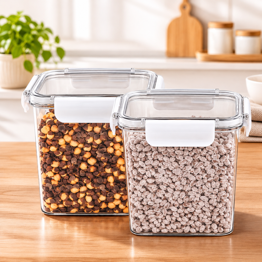 SoFresh Rectangular Container 1400ml 2pcs Set | Leakproof Food Containers