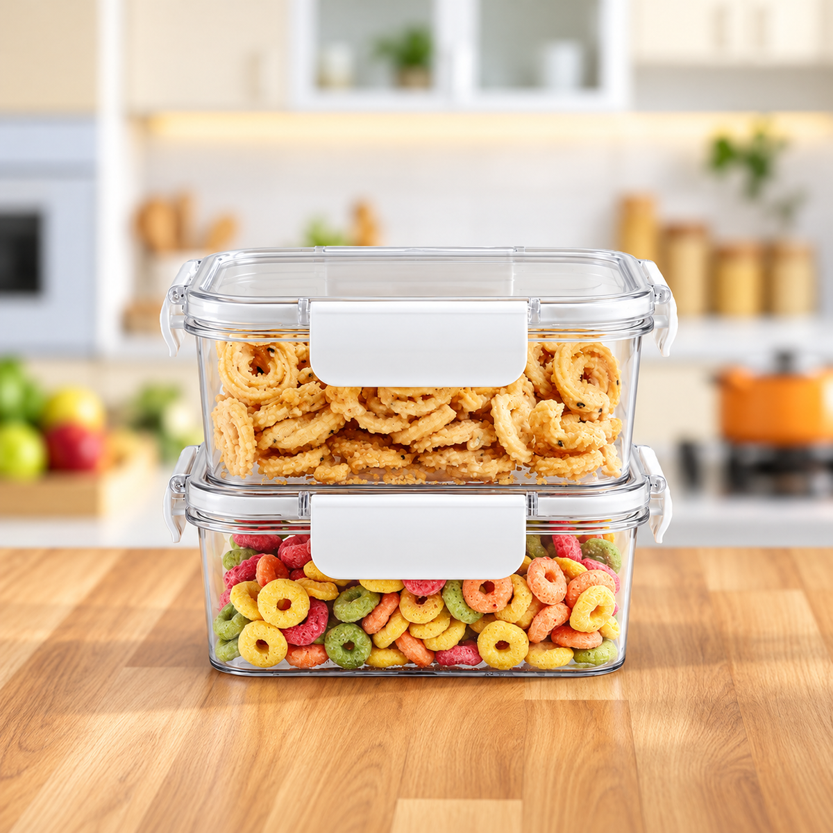 SoFresh Rectangular Container 800ml 2pcs Set | Leakproof Food Containers