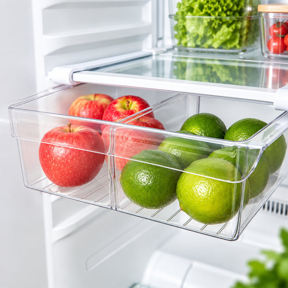 Fridge Undershelf Drawer | 2 Part | Fridge Storage Drawer