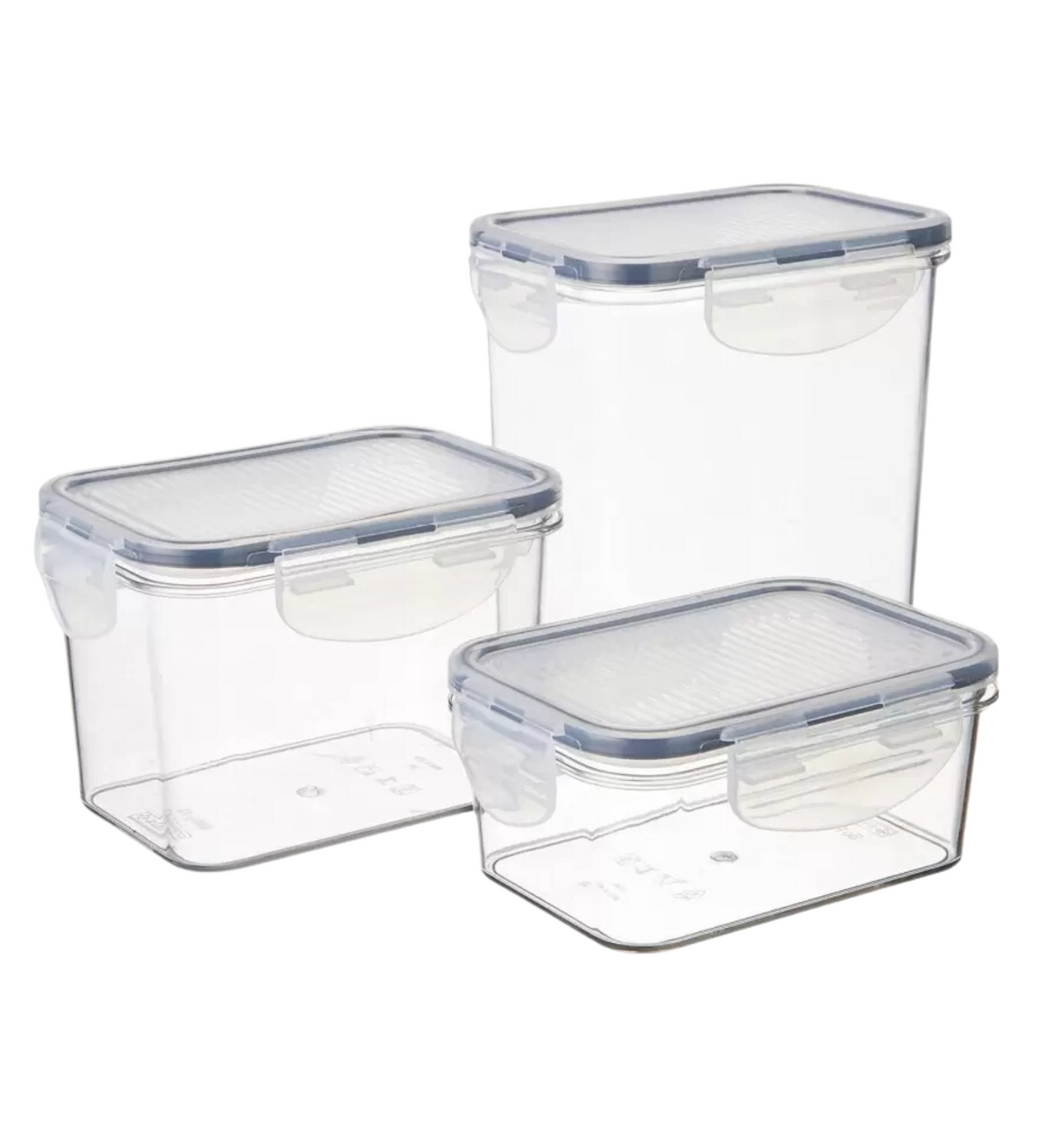 SoFresh SoClick Container 3pcs Set | Click-Lock Food Containers