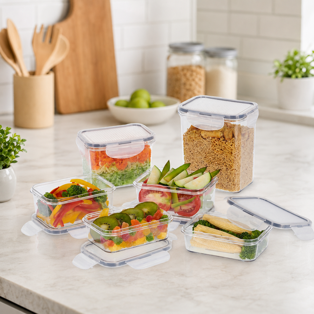 SoFresh SoClick Container 6pcs Set | Click-Lock Food Containers