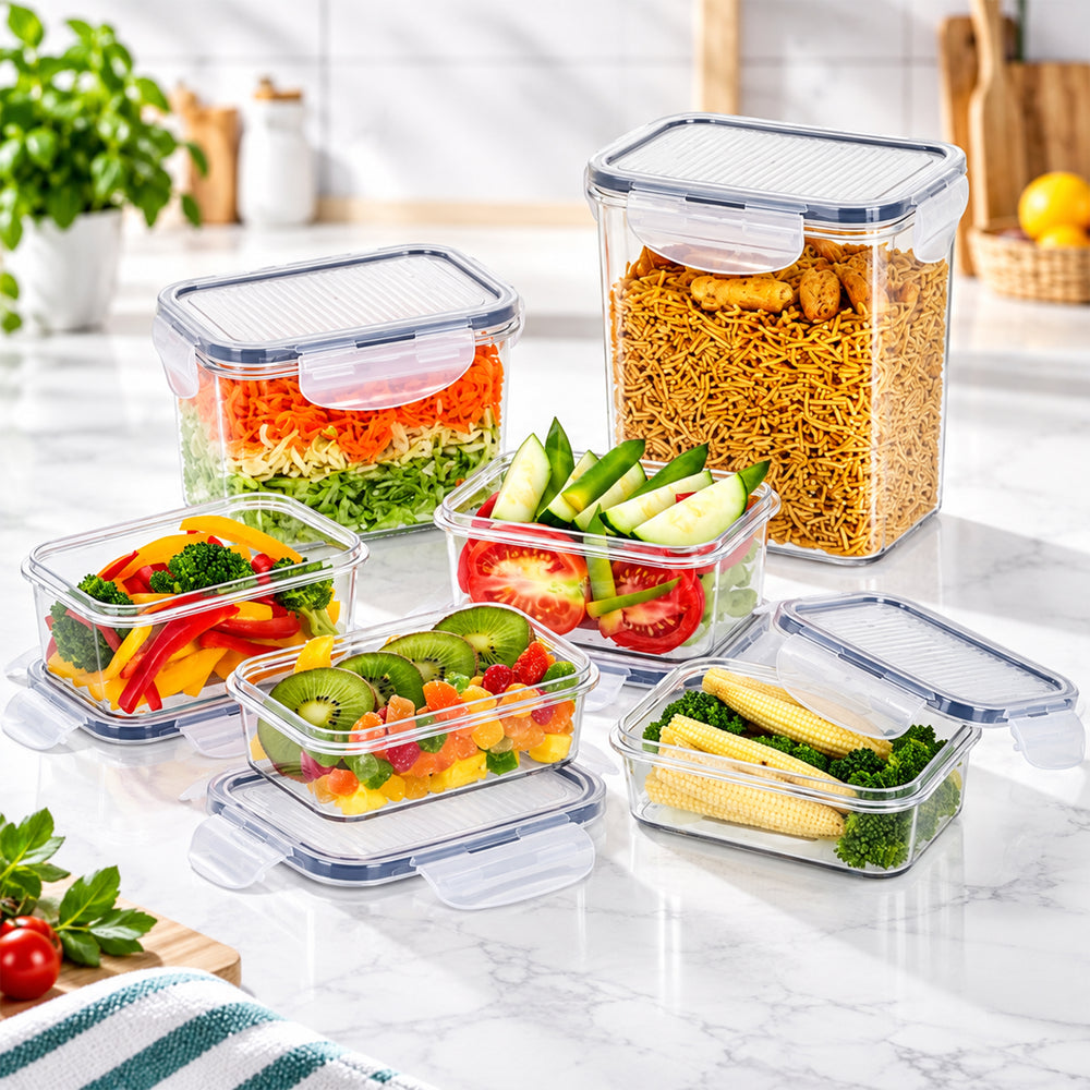 SoFresh SoClick Container 6pcs Set | Click-Lock Food Containers