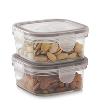SoFresh Square Container 1000ml 2pcs Set | Airtight Food Containers