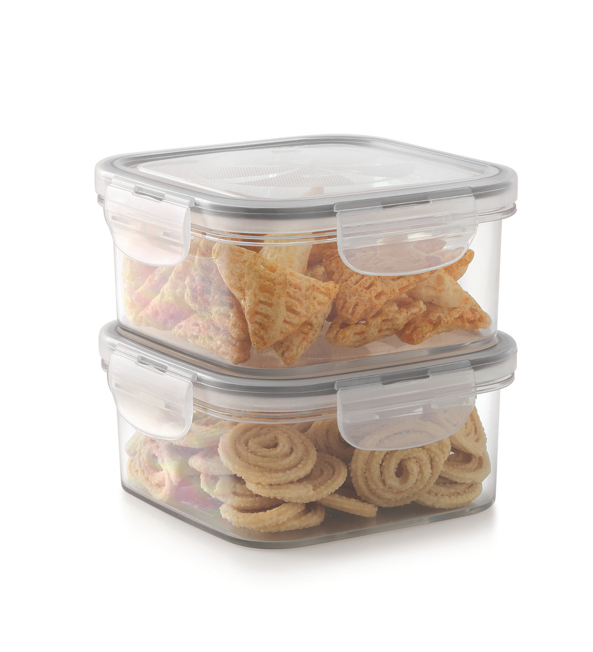 SoFresh Square Container 600ml 2pcs Set | Airtight Food Containers