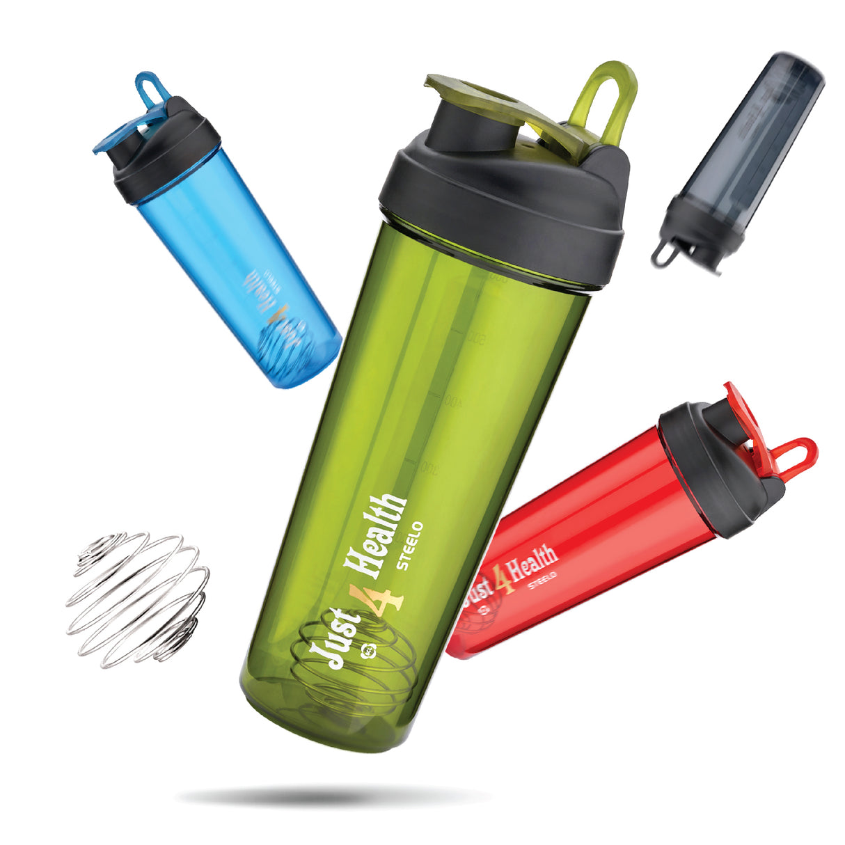 ShapeUp Shaker Bottle 750ml 2pcs Set | Gym Protein Shaker with Mixing Ball