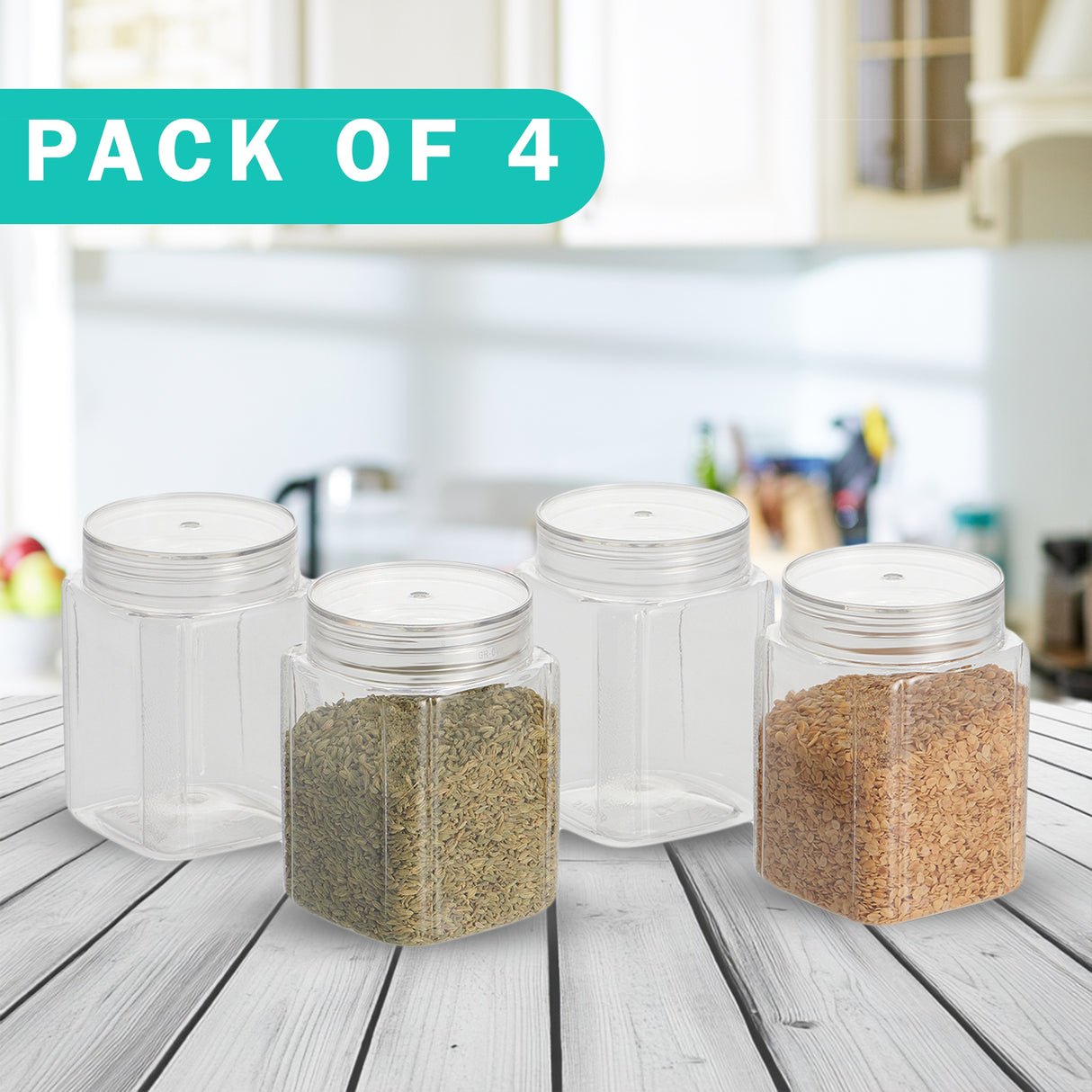 Varg Container 500ml 4pcs Set | Airtight Storage Jars