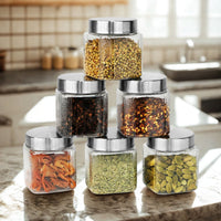 Varg Container 250ml 6pcs Set | Stainless Steel Lids | Storage Jars