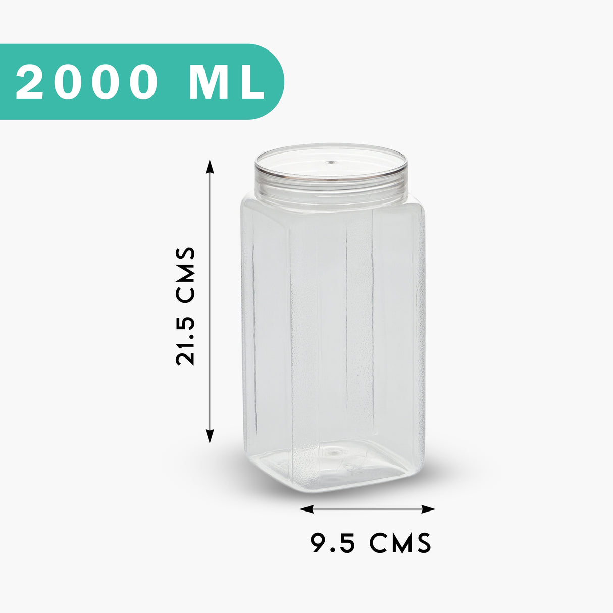 Varg Container 2000ml 4pcs Set | Airtight Storage Jars