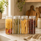 Homely Container 1500ml 4pcs Set | Airtight Kitchen Storage Jars