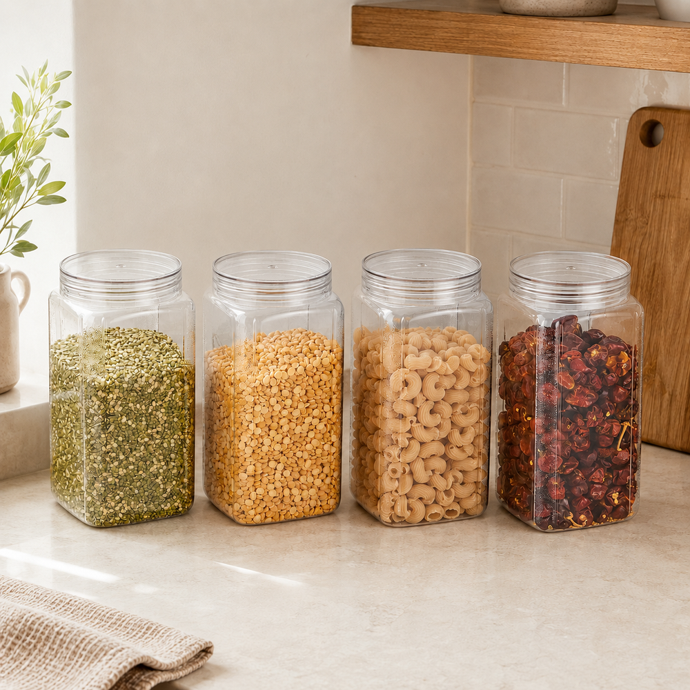 Varg Container 2000ml 4pcs Set | Airtight Storage Jars