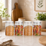 Homely Container 750ml 4pcs Set | Airtight Kitchen Storage Jars