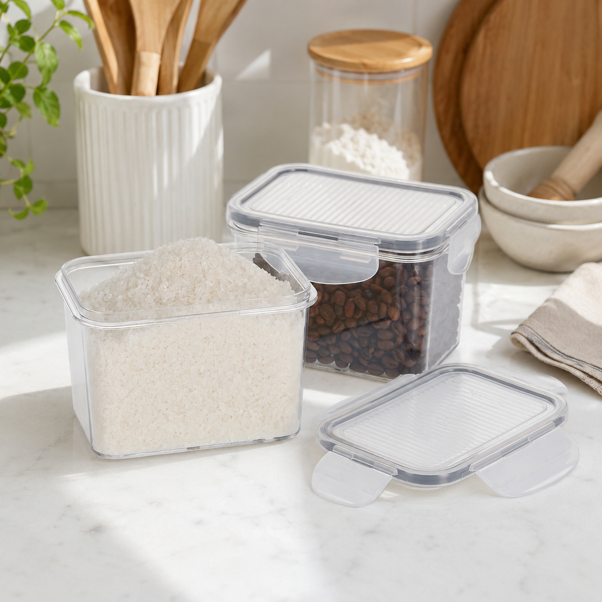 SoFresh SoClick Container 900ml 2pcs Set | Click-Lock Food Containers