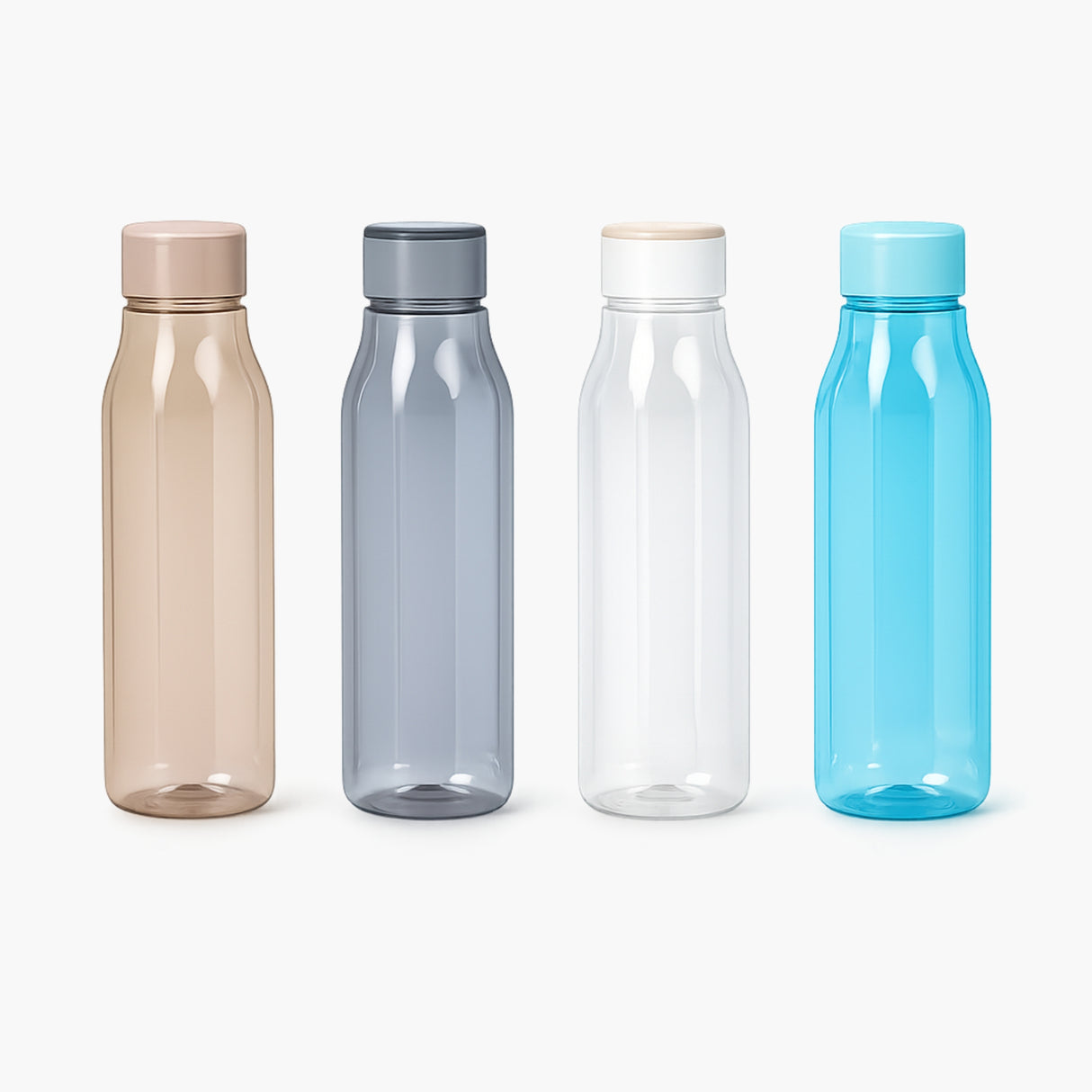 Aqua Water Bottle 4pcs Set | Leakproof Everyday Water Bottles