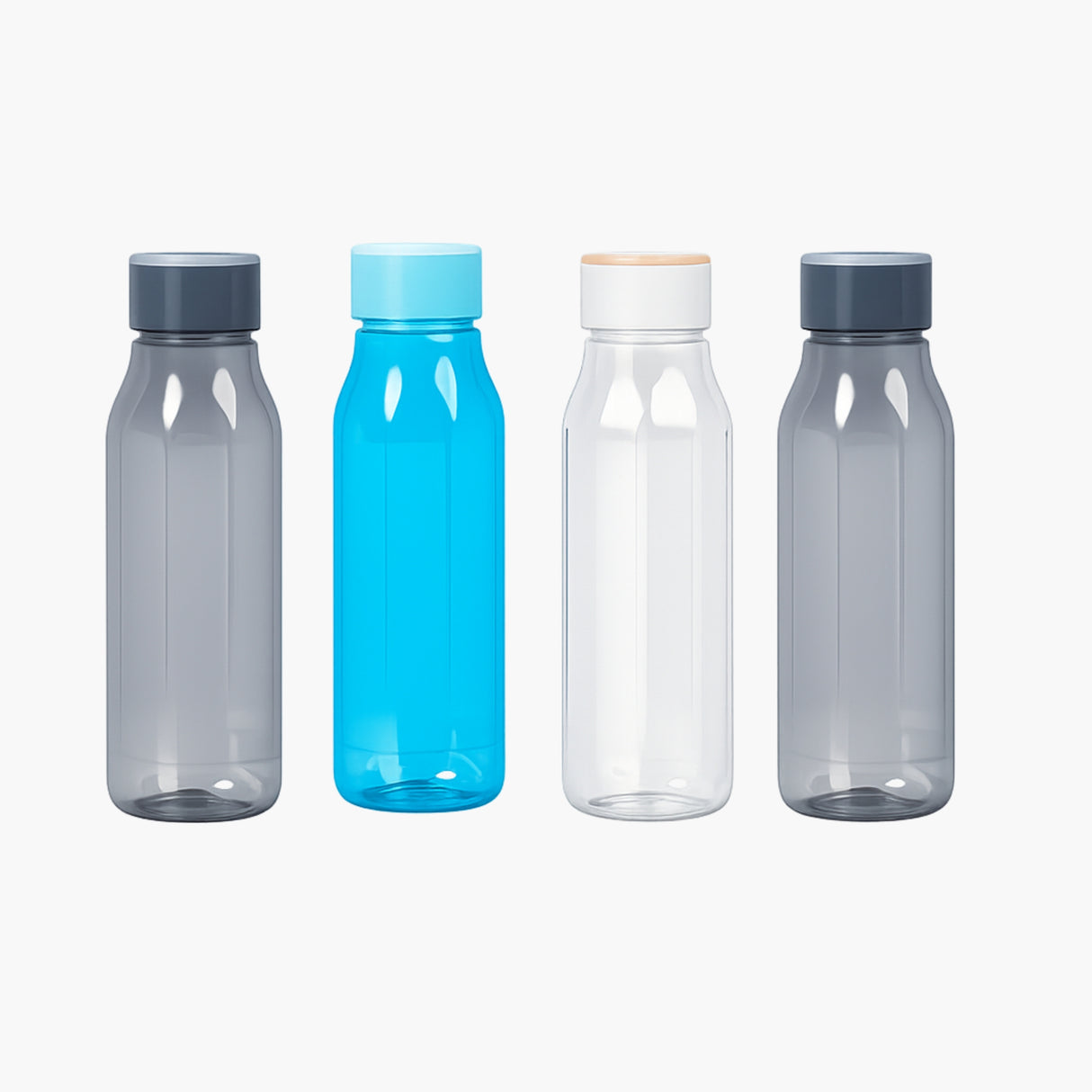 Aqua Water Bottle 4pcs Set | Leakproof Everyday Water Bottles