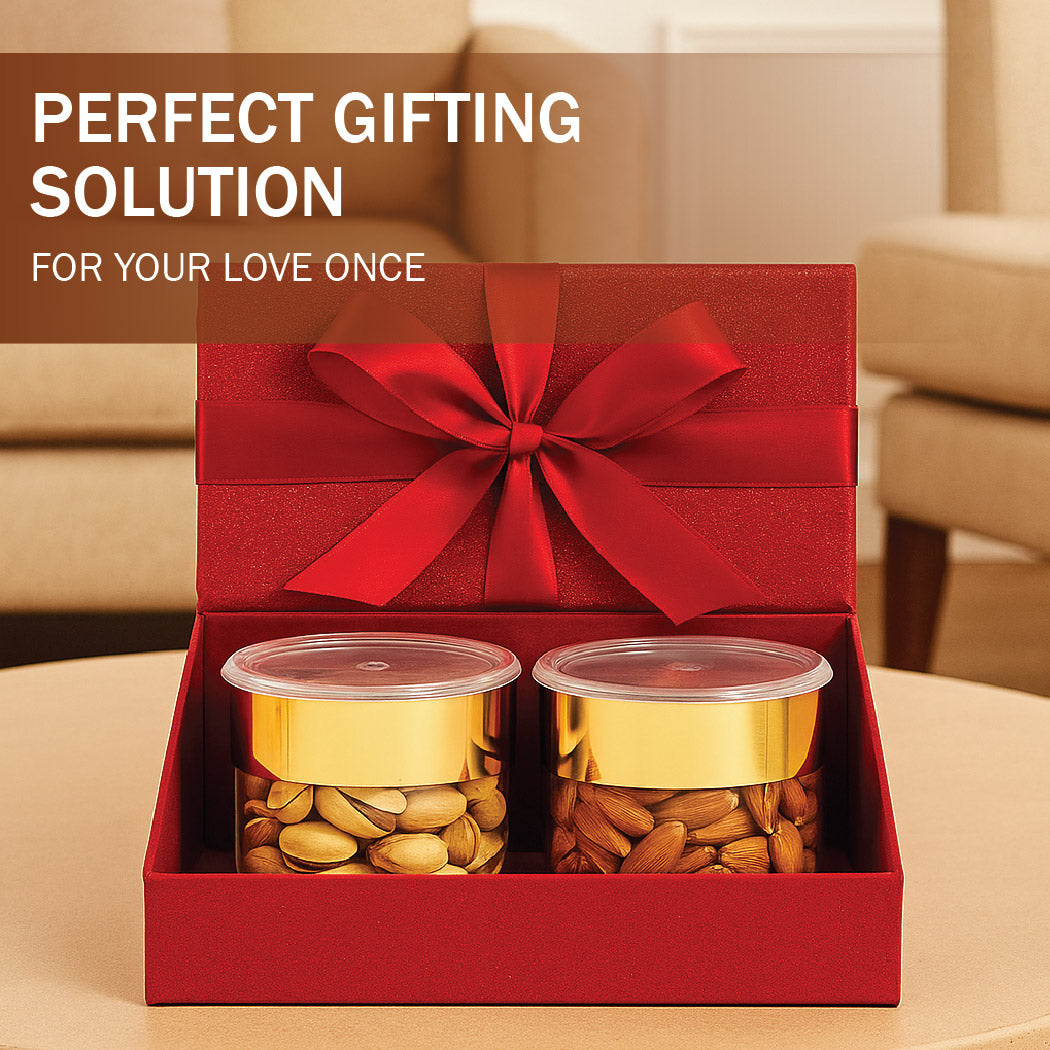 Candy Jar 500ml 2pcs Set | Designer Dry Fruit Jars