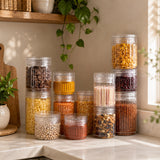 Prism Jar 12pcs Set Mix | Stackable Kitchen Storage Jars