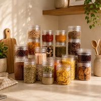 Prism Jar 24pcs Set Mix | Stackable Kitchen Storage Jars