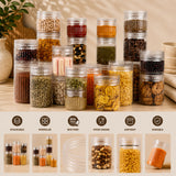 Prism Jar 24pcs Set Mix | Stackable Kitchen Storage Jars