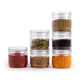 Prism Jar 350ml 6pcs Set | Stackable Kitchen Storage Jars