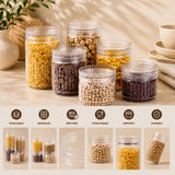Prism Jar 6pcs Set | Stackable Kitchen Storage Jars