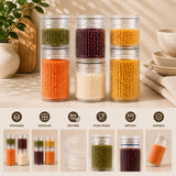 Prism Jar 6pcs Set Small | Stackable Kitchen Storage Jars