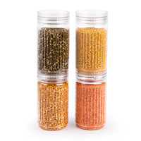 Prism Jar 800ml 4pcs Set | Stackable Kitchen Storage Jars