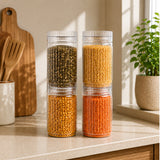 Prism Jar 800ml 4pcs Set | Stackable Kitchen Storage Jars
