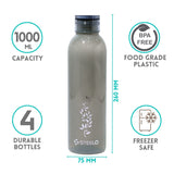Puro Water Bottle 1L | Leakproof Everyday Water Bottles