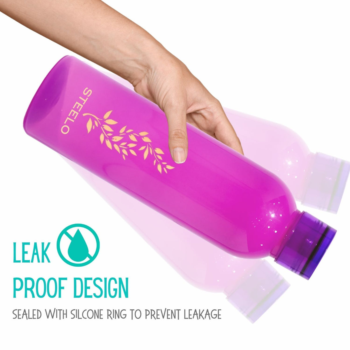 Puro Water Bottle 1L | Leakproof Everyday Water Bottles