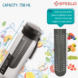 Sante Infuser Bottle 750ml 2 pcs Set | Fruit Infuser Water Bottle