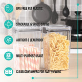 SoFresh FrameUp 1300ml 2pcs Set | Airtight Clip-Lock Storage Jars