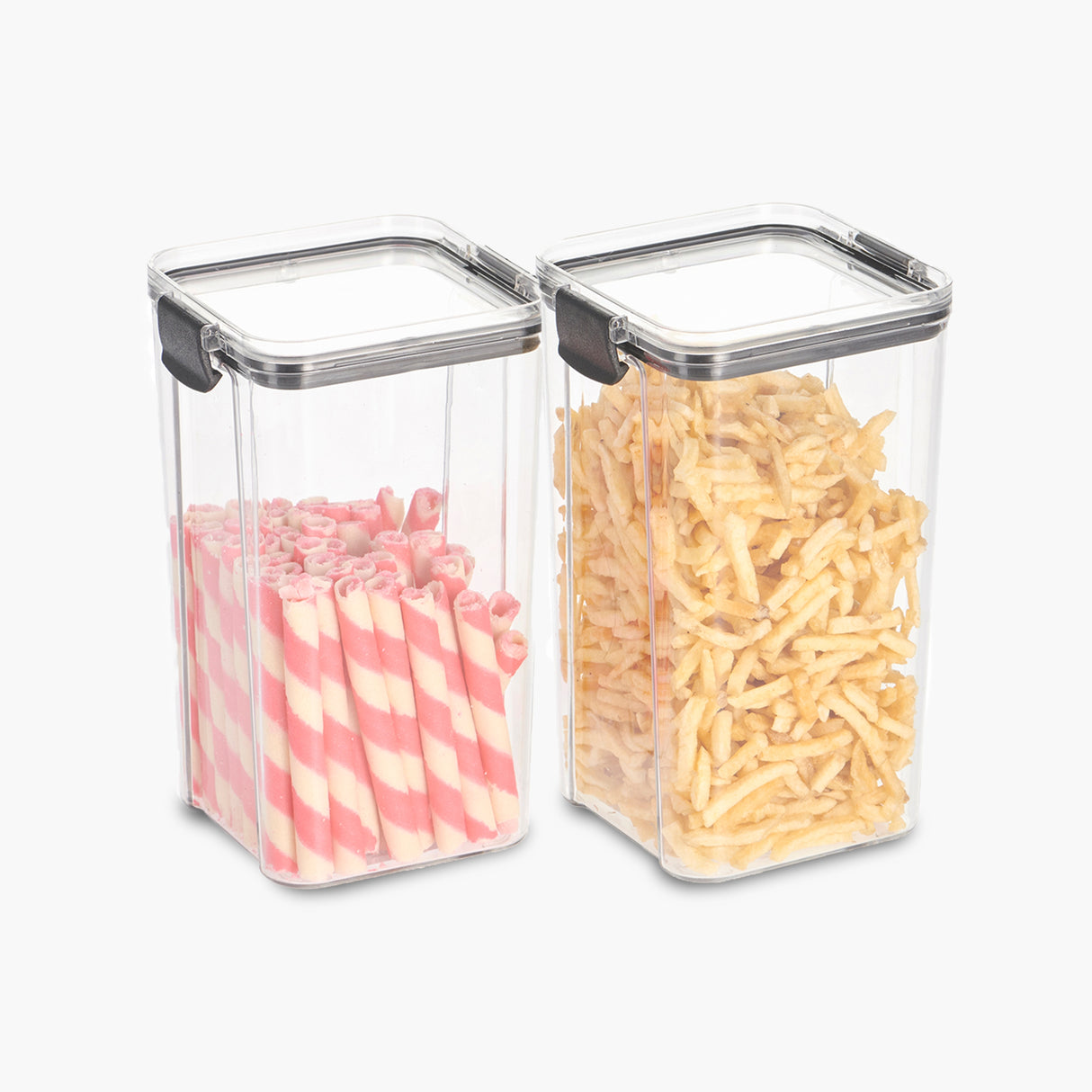 SoFresh FrameUp 1300ml 2pcs Set | Airtight Clip-Lock Storage Jars