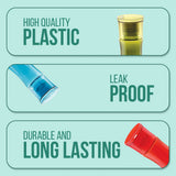 Floret Water Bottle 1L 4pcs Set | Leakproof Water Bottles