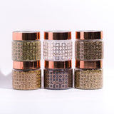 Homely Deluxe Container 200ml 6pcs Set | Premium Airtight Storage Jars