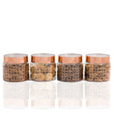 Homely Deluxe Container 500ml 4pcs Set | Premium Airtight Storage Jars
