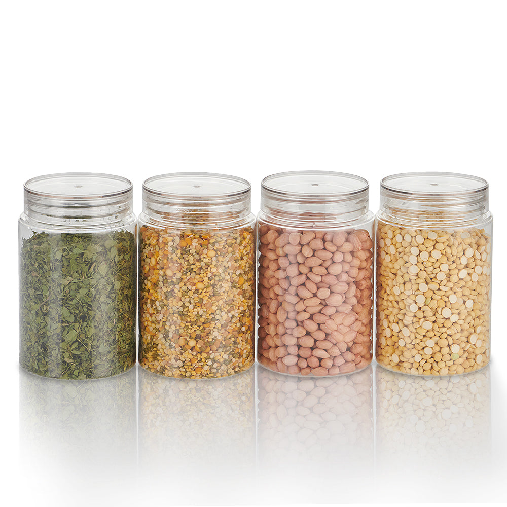 Homely Container 1000ml 4pcs Set | Airtight Kitchen Storage Jars