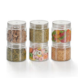 Homely Container 350ml 6pcs Set | Airtight Kitchen Storage Jars