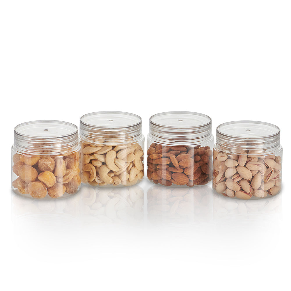 Homely Container 500ml 4pcs Set | Airtight Kitchen Storage Jars