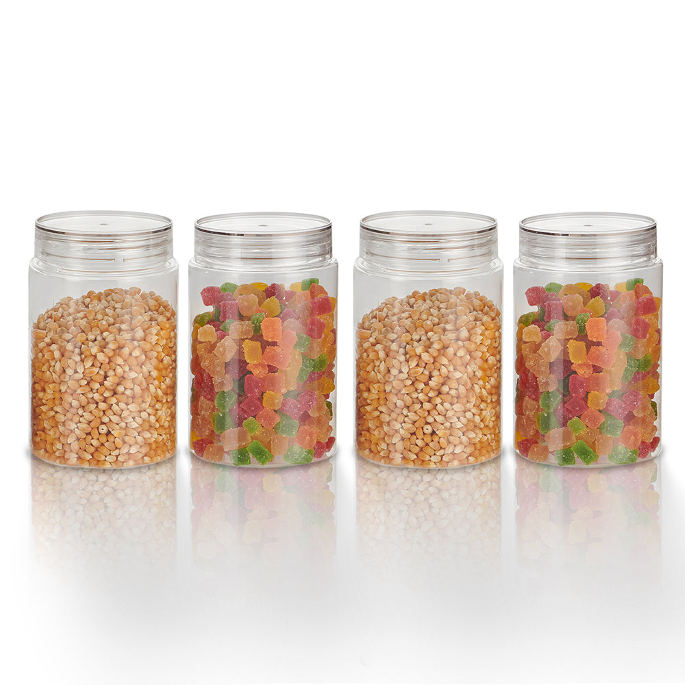 Homely Container 750ml 4pcs Set | Airtight Kitchen Storage Jars