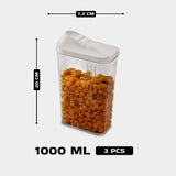 Skippar Container 1000ml 6pcs Set | Airtight Storage Jars
